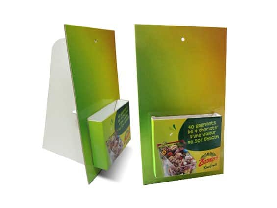 Porte Leaflet Carton A5 Quadri