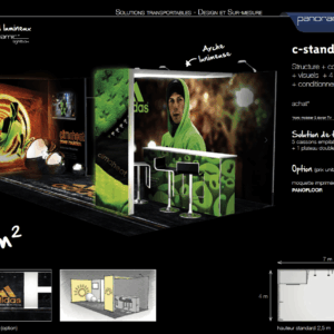 Stand Lumineux 28m2 - C-Stand L-43