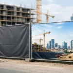 Bâche & banderole pour clôture de chantier